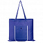 Складная сумка Unit Foldable, синяя с логотипом в Астрахани заказать по выгодной цене в кибермаркете AvroraStore