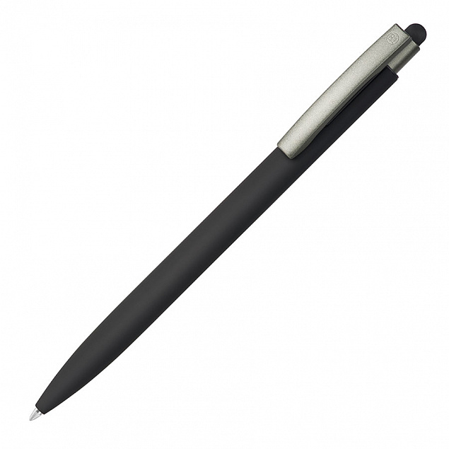 ELLE SOFT, ручка шариковая, черный, металл, синие чернила с логотипом в Астрахани заказать по выгодной цене в кибермаркете AvroraStore