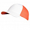 Бейсболка Unit Pro, белая с оранжевым с логотипом в Астрахани заказать по выгодной цене в кибермаркете AvroraStore