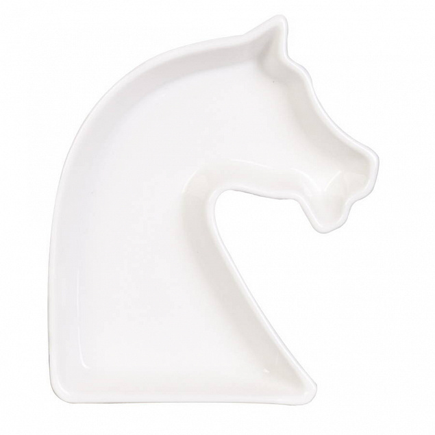 Тарелка из серии «Ход конем» с логотипом в Астрахани заказать по выгодной цене в кибермаркете AvroraStore