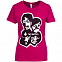 Футболка женская «Меламед. The Beatles», ярко-розовая (фуксия) с логотипом в Астрахани заказать по выгодной цене в кибермаркете AvroraStore