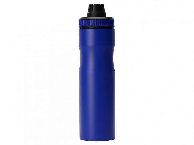 Бутылка для воды Supply Waterline, нерж сталь, 850 мл, синий с логотипом в Астрахани заказать по выгодной цене в кибермаркете AvroraStore