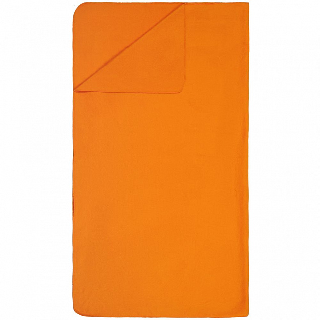 Дорожный плед Voyager, оранжевый с логотипом в Астрахани заказать по выгодной цене в кибермаркете AvroraStore