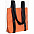 Шопер Clarity с оранжевым органайзером, прозрачный с логотипом в Астрахани заказать по выгодной цене в кибермаркете AvroraStore