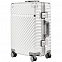 Чемодан Aluminum Frame PC Luggage V1, белый с логотипом в Астрахани заказать по выгодной цене в кибермаркете AvroraStore