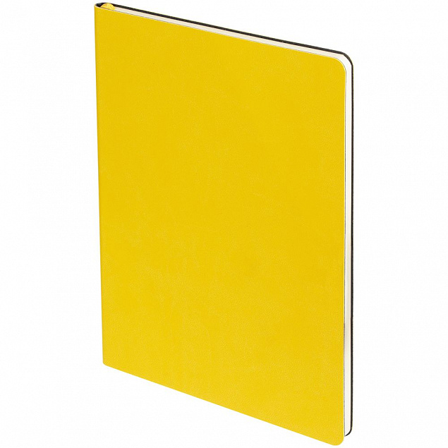Блокнот Verso в клетку, желтый с логотипом в Астрахани заказать по выгодной цене в кибермаркете AvroraStore