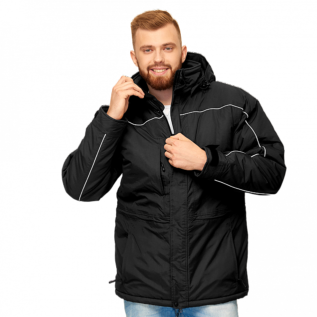 Куртка StanNorth Чёрный с логотипом в Астрахани заказать по выгодной цене в кибермаркете AvroraStore