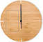 Настенные часы из бамбука кругл с логотипом в Астрахани заказать по выгодной цене в кибермаркете AvroraStore
