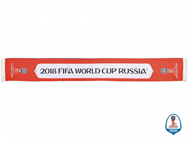 Шарф Россия трикотажный 2018 FIFA World Cup Russia™ с логотипом в Астрахани заказать по выгодной цене в кибермаркете AvroraStore