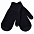 Варежки сенсорные "In touch",  черный, М, акрил 100%.  шеврон с логотипом в Астрахани заказать по выгодной цене в кибермаркете AvroraStore