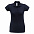 Рубашка поло женская Heavymill темно-синяя с логотипом в Астрахани заказать по выгодной цене в кибермаркете AvroraStore