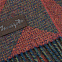 Плед Zig Zag, красный с коричневым с логотипом в Астрахани заказать по выгодной цене в кибермаркете AvroraStore