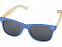 Sun Ray очки с бамбуковой оправой, process blue с логотипом в Астрахани заказать по выгодной цене в кибермаркете AvroraStore