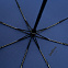 Складной зонт doubleDub, синий с логотипом в Астрахани заказать по выгодной цене в кибермаркете AvroraStore