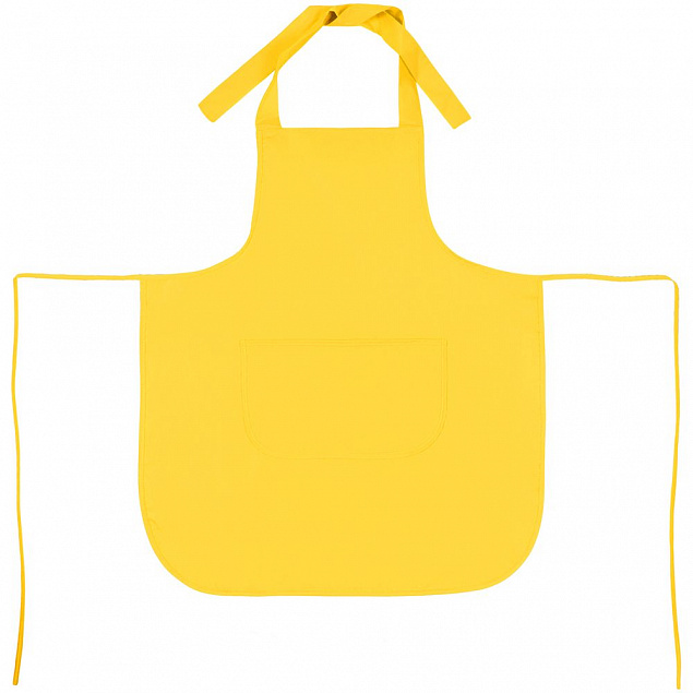 Фартук Neat, желтый с логотипом в Астрахани заказать по выгодной цене в кибермаркете AvroraStore
