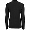 Рубашка поло женская с длинным рукавом PERFECT LSL WOMEN, черный меланж с логотипом в Астрахани заказать по выгодной цене в кибермаркете AvroraStore