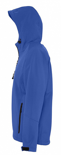 Куртка мужская с капюшоном Replay Men 340, ярко-синяя с логотипом в Астрахани заказать по выгодной цене в кибермаркете AvroraStore
