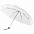 Зонт складной Fiber Alu Light, белый с логотипом в Астрахани заказать по выгодной цене в кибермаркете AvroraStore