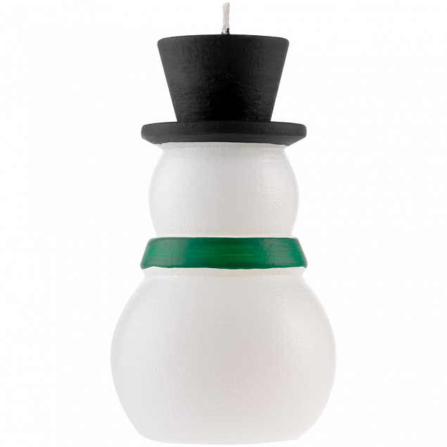Свеча Home Lights, снеговик с логотипом в Астрахани заказать по выгодной цене в кибермаркете AvroraStore