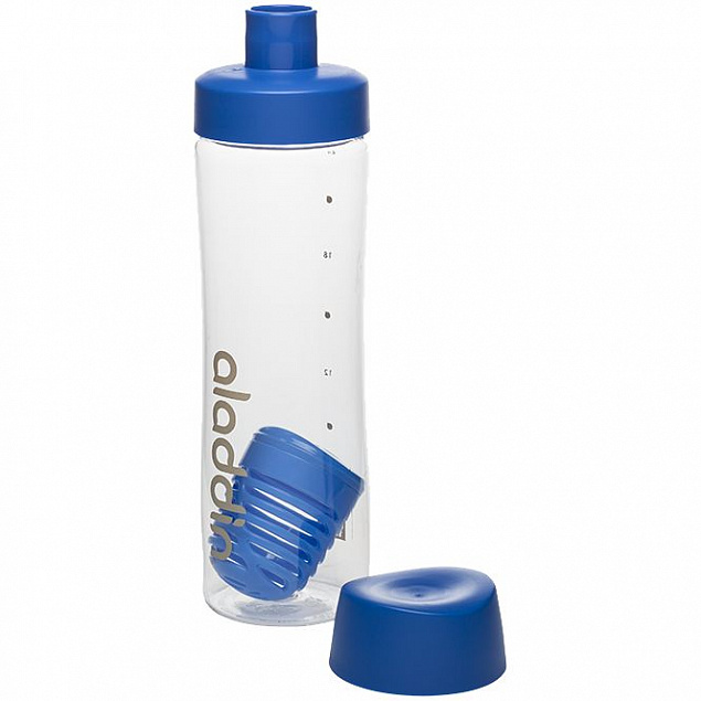 Бутылка для воды Aveo Infuse, голубая с логотипом в Астрахани заказать по выгодной цене в кибермаркете AvroraStore