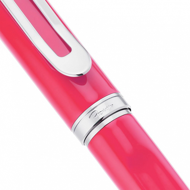 Ручка шариковая Phase, розовая с логотипом в Астрахани заказать по выгодной цене в кибермаркете AvroraStore