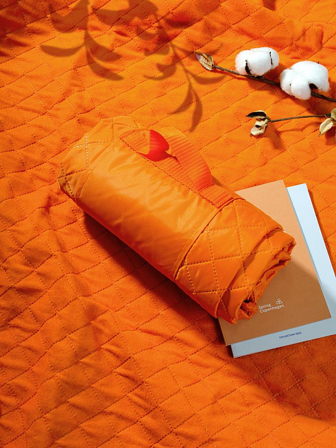 Плед для пикника Comfy, оранжевый с логотипом в Астрахани заказать по выгодной цене в кибермаркете AvroraStore