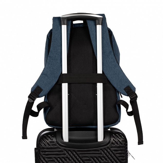 Рюкзак для ноутбука Onefold, темно-синий с логотипом в Астрахани заказать по выгодной цене в кибермаркете AvroraStore