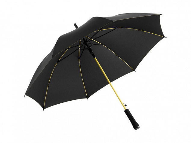 Зонт-трость «Colorline» с цветными спицами и куполом из переработанного пластика с логотипом в Астрахани заказать по выгодной цене в кибермаркете AvroraStore