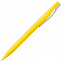 Ручка шариковая Pin Soft Touch, желтая с логотипом в Астрахани заказать по выгодной цене в кибермаркете AvroraStore