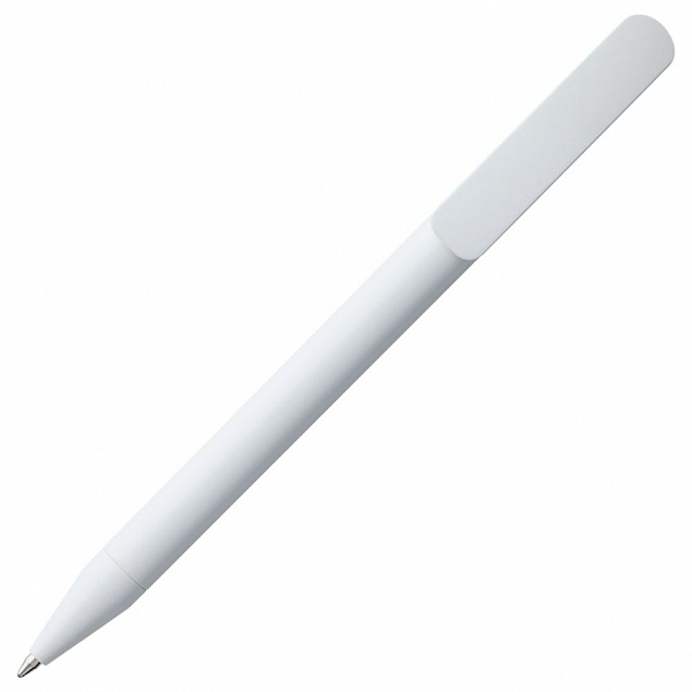 Ручка шариковая Prodir DS3 TPP, белая с логотипом в Астрахани заказать по выгодной цене в кибермаркете AvroraStore