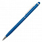 Шариковая ручка Touch Tip, голубая с логотипом в Астрахани заказать по выгодной цене в кибермаркете AvroraStore