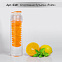 Спортивная бутылка "Fruits"с емкостью для фруктов, 0,7 л, оранжевая с логотипом в Астрахани заказать по выгодной цене в кибермаркете AvroraStore