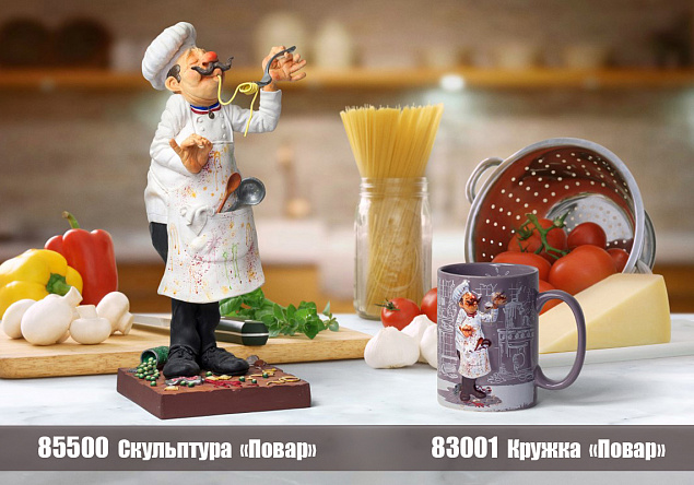 Кружка "Повар" с логотипом в Астрахани заказать по выгодной цене в кибермаркете AvroraStore
