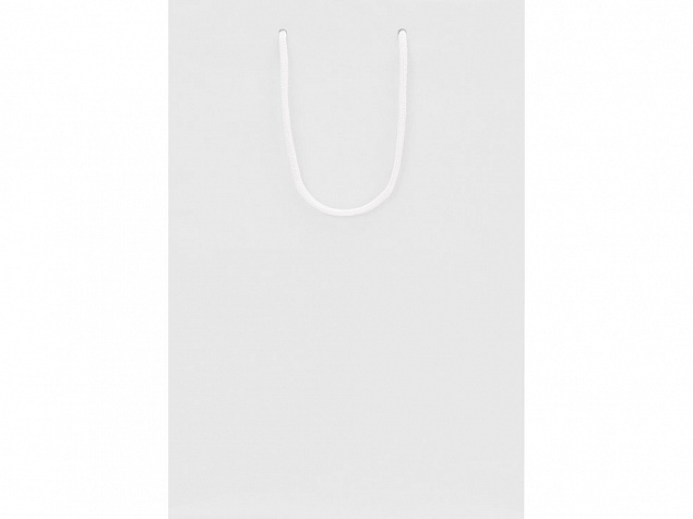 Пакет подарочный Imilit T, белый с логотипом в Астрахани заказать по выгодной цене в кибермаркете AvroraStore