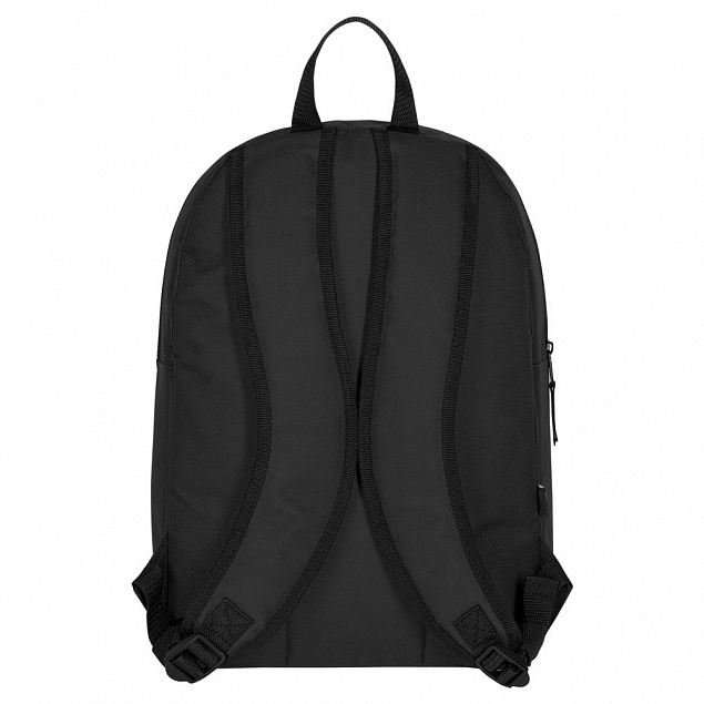 Рюкзак «Улыбаемся и машем», черный с логотипом в Астрахани заказать по выгодной цене в кибермаркете AvroraStore