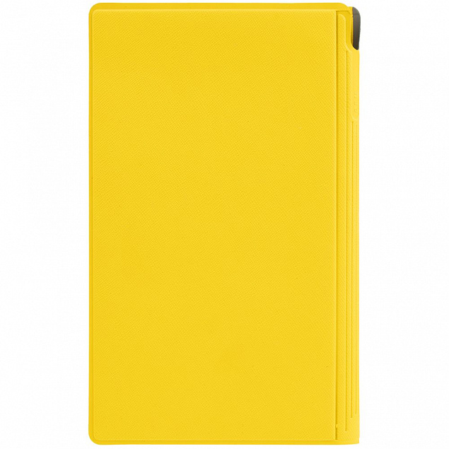 Блокнот Dual, желтый с логотипом в Астрахани заказать по выгодной цене в кибермаркете AvroraStore