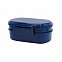 Ланчбокс (контейнер для еды) Grano, распродажа, синий с логотипом в Астрахани заказать по выгодной цене в кибермаркете AvroraStore