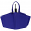 Зонт-сумка складной Stash, синий с логотипом в Астрахани заказать по выгодной цене в кибермаркете AvroraStore