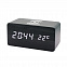Многофункциональные часы - погодная станция с беспроводной зарядкой - Черный AA с логотипом в Астрахани заказать по выгодной цене в кибермаркете AvroraStore