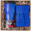 Подарочный набор LET IT JOY: перчатки сенсорные, термокружка, синий с логотипом в Астрахани заказать по выгодной цене в кибермаркете AvroraStore