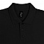 Рубашка поло мужская SUMMER 170, черная с логотипом в Астрахани заказать по выгодной цене в кибермаркете AvroraStore