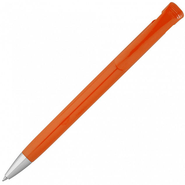 Ручка шариковая Bonita, оранжевая с логотипом в Астрахани заказать по выгодной цене в кибермаркете AvroraStore