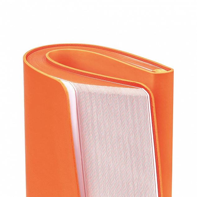 Блокнот Flex Shall, оранжевый с логотипом в Астрахани заказать по выгодной цене в кибермаркете AvroraStore