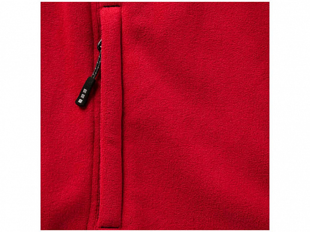 Куртка флисовая Brossard мужская, красный с логотипом в Астрахани заказать по выгодной цене в кибермаркете AvroraStore