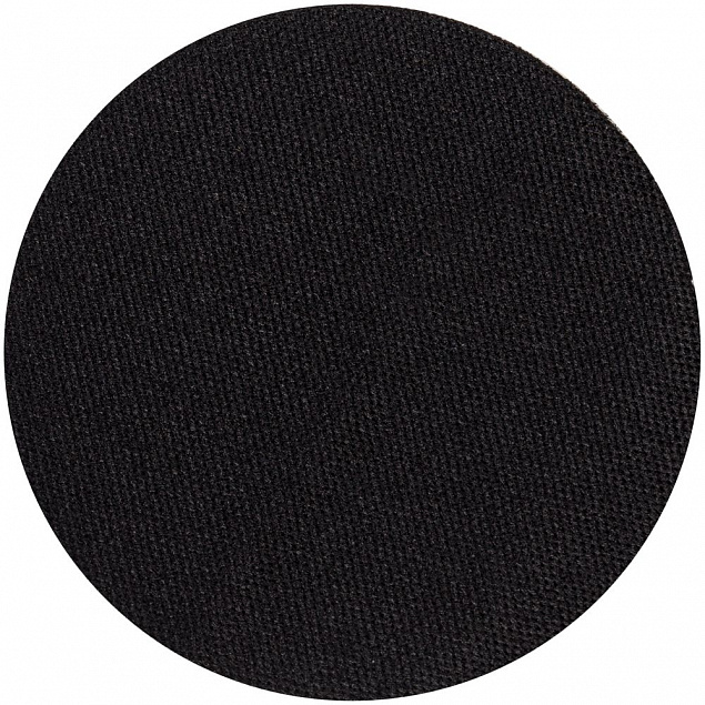 Наклейка тканевая Lunga Round, M, черная с логотипом в Астрахани заказать по выгодной цене в кибермаркете AvroraStore