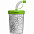 Бутылка-раскраска детская «Передвижник», зеленая с логотипом в Астрахани заказать по выгодной цене в кибермаркете AvroraStore