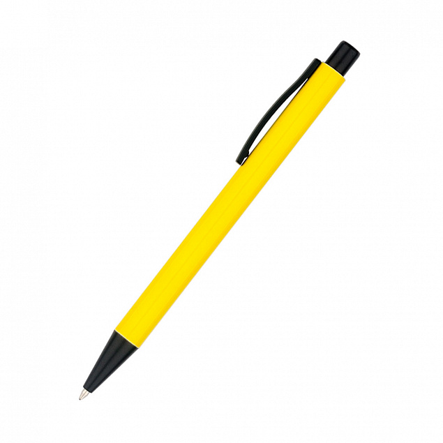 Ручка металлическая Deli - Желтый KK с логотипом в Астрахани заказать по выгодной цене в кибермаркете AvroraStore