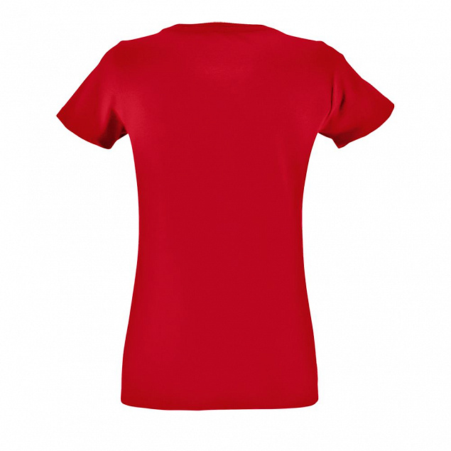 Футболка женская Regent Fit Women, красная с логотипом в Астрахани заказать по выгодной цене в кибермаркете AvroraStore