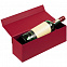 Коробка под бутылку Color Jacket, красная с логотипом в Астрахани заказать по выгодной цене в кибермаркете AvroraStore