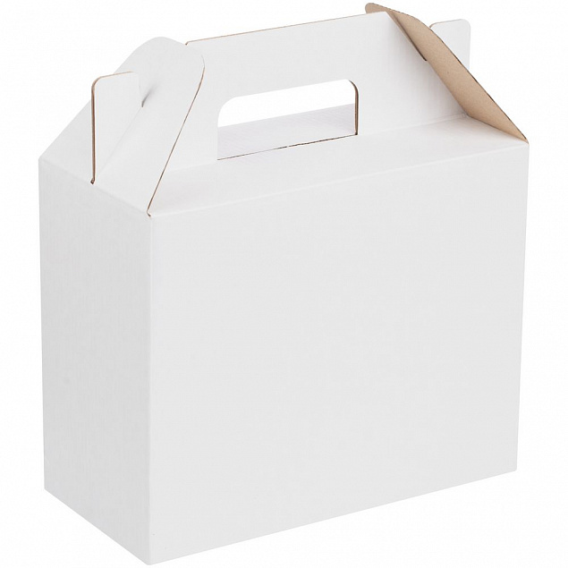 Коробка In Case S, ver.2, белая с крафтовым оборотом с логотипом в Астрахани заказать по выгодной цене в кибермаркете AvroraStore